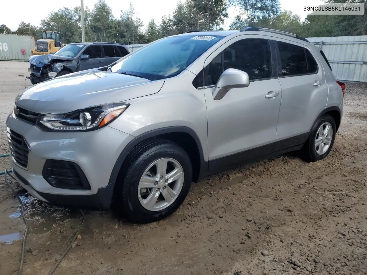 2019 Chevrolet Trax 1Lt VIN: 3GNCJLSB5KL146031 Lot: 77703274