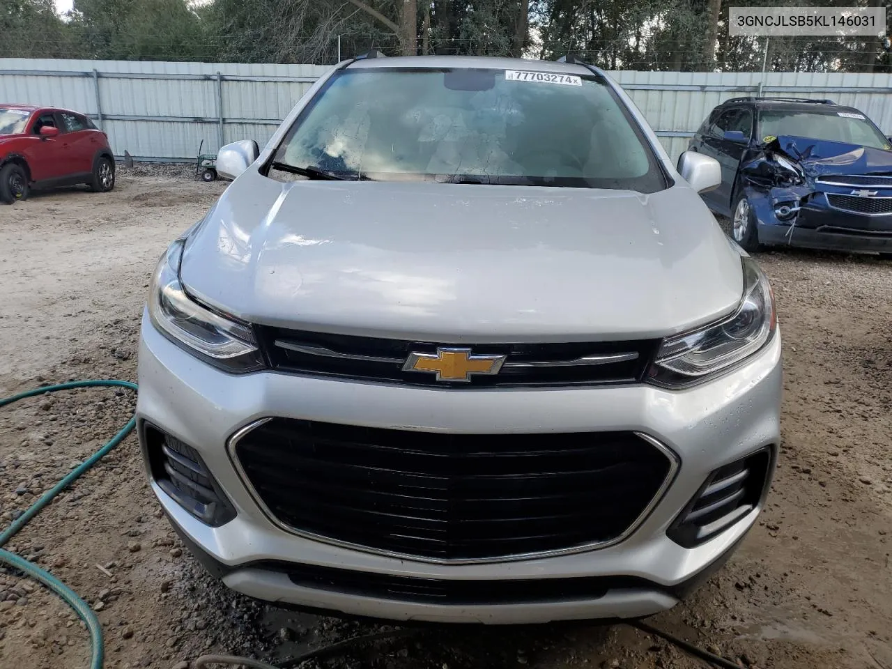 2019 Chevrolet Trax 1Lt VIN: 3GNCJLSB5KL146031 Lot: 77703274