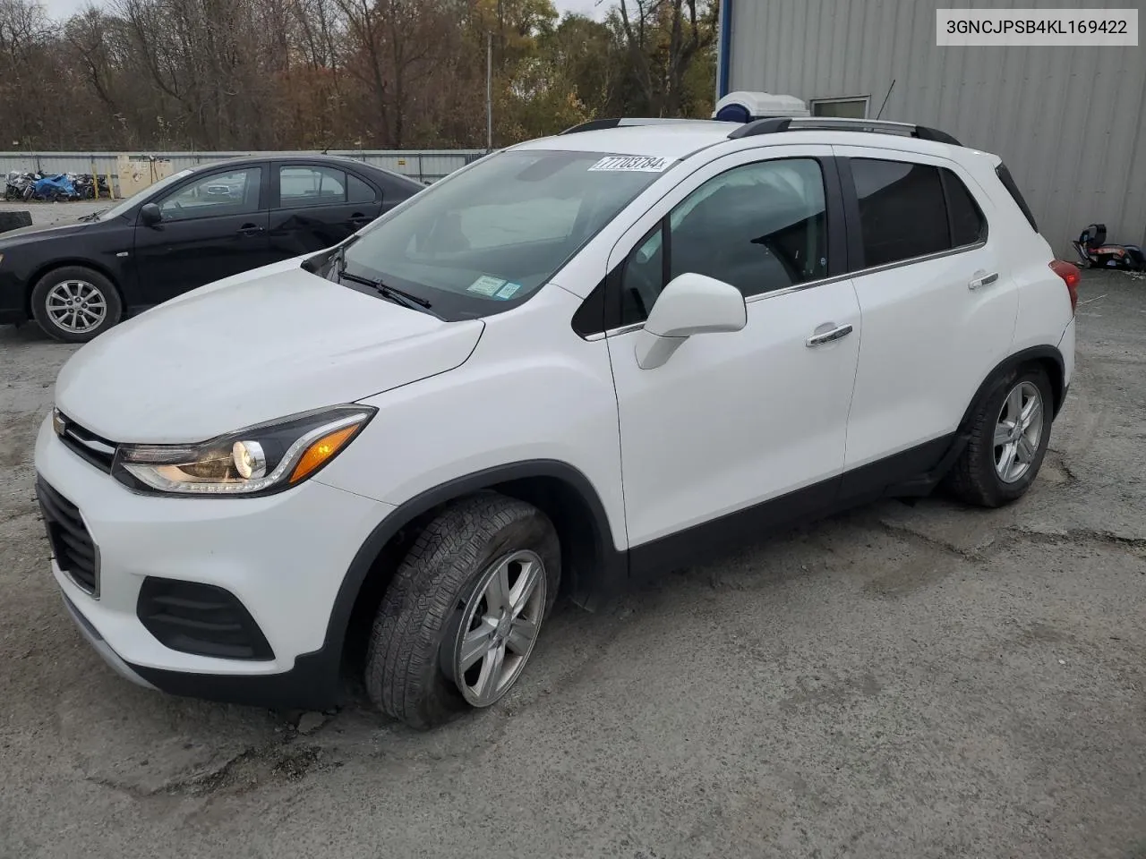 2019 Chevrolet Trax 1Lt VIN: 3GNCJPSB4KL169422 Lot: 77703784