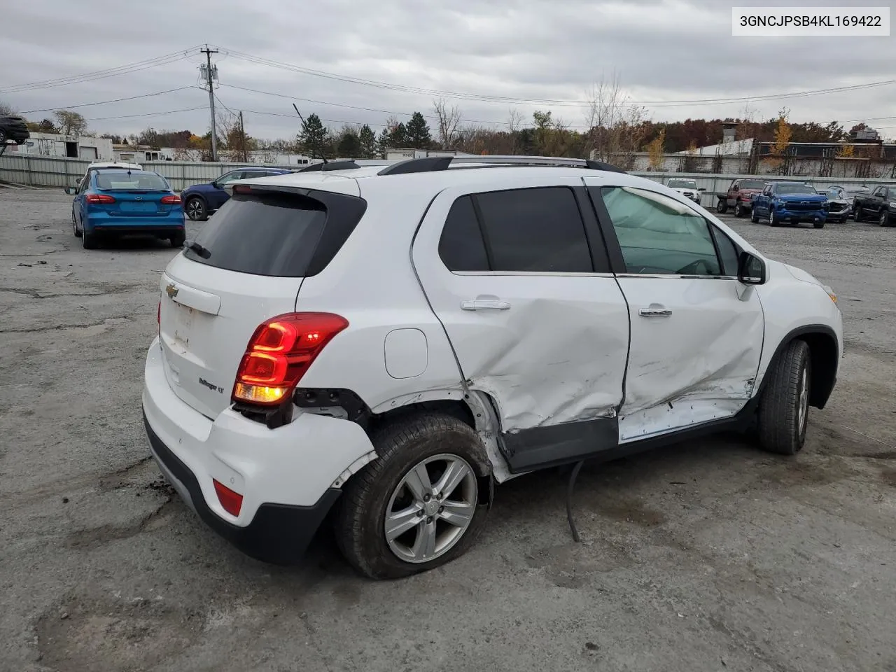 2019 Chevrolet Trax 1Lt VIN: 3GNCJPSB4KL169422 Lot: 77703784