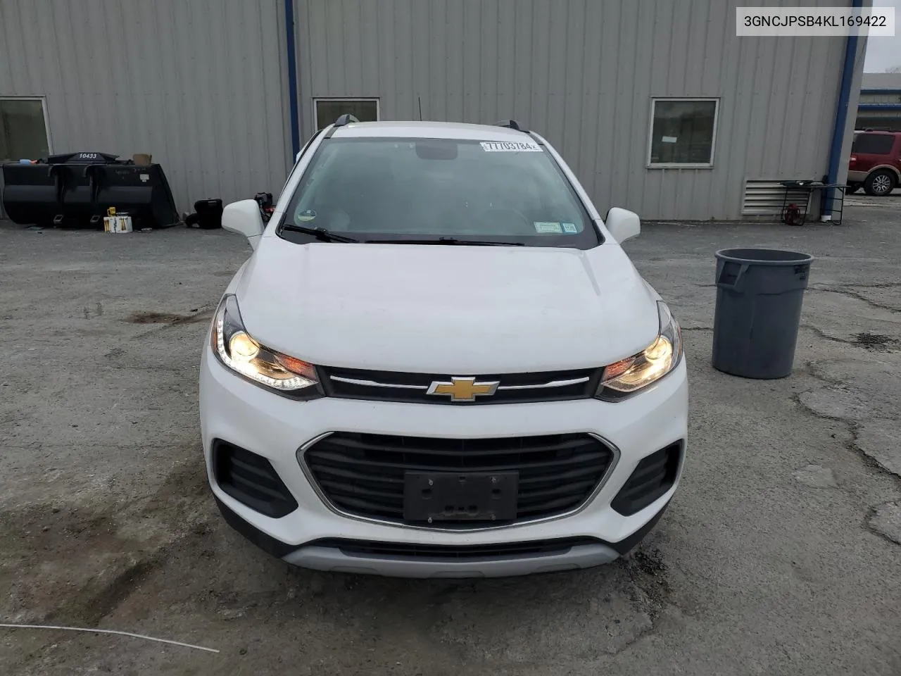 2019 Chevrolet Trax 1Lt VIN: 3GNCJPSB4KL169422 Lot: 77703784