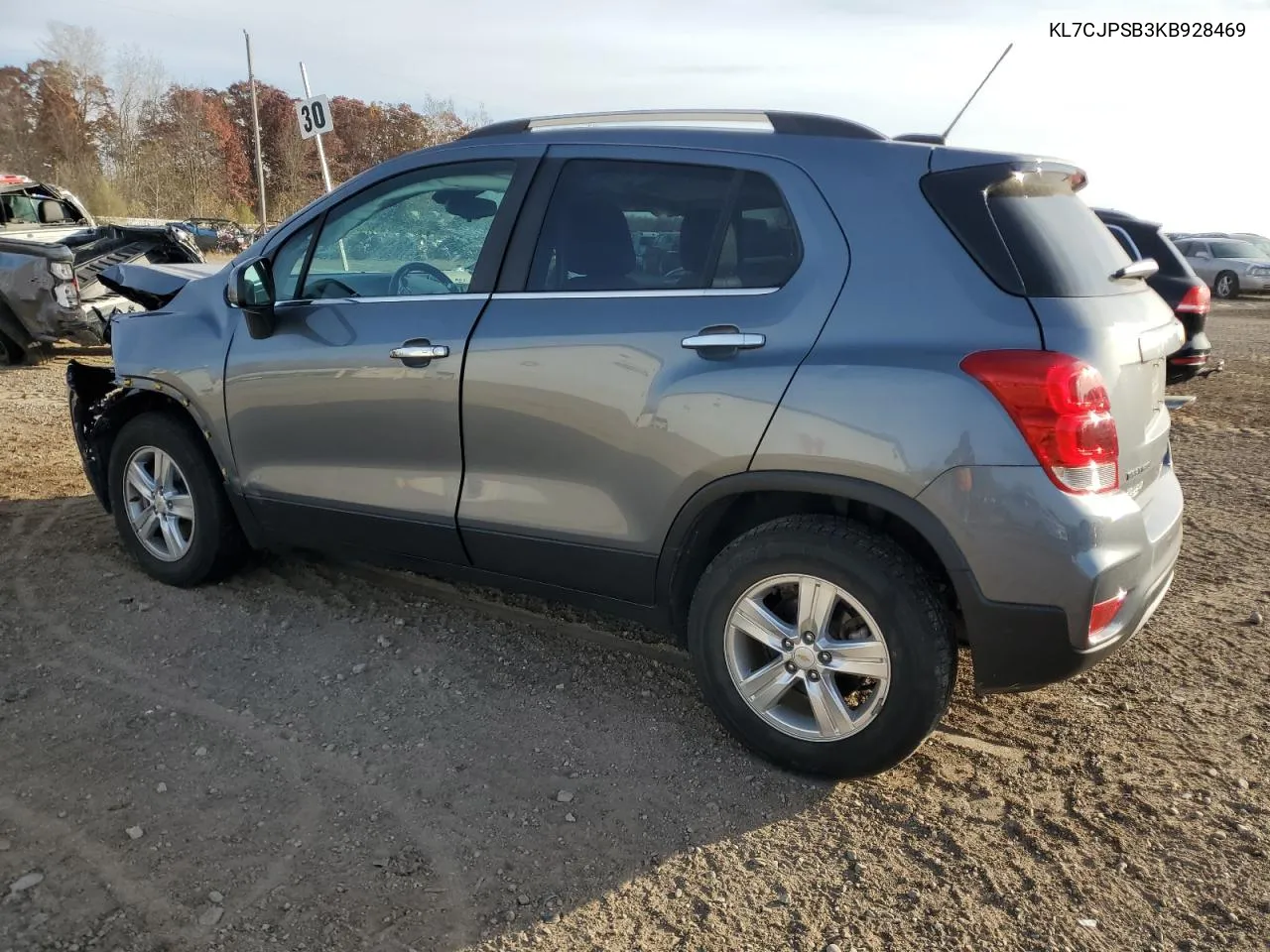 2019 Chevrolet Trax 1Lt VIN: KL7CJPSB3KB928469 Lot: 77822714