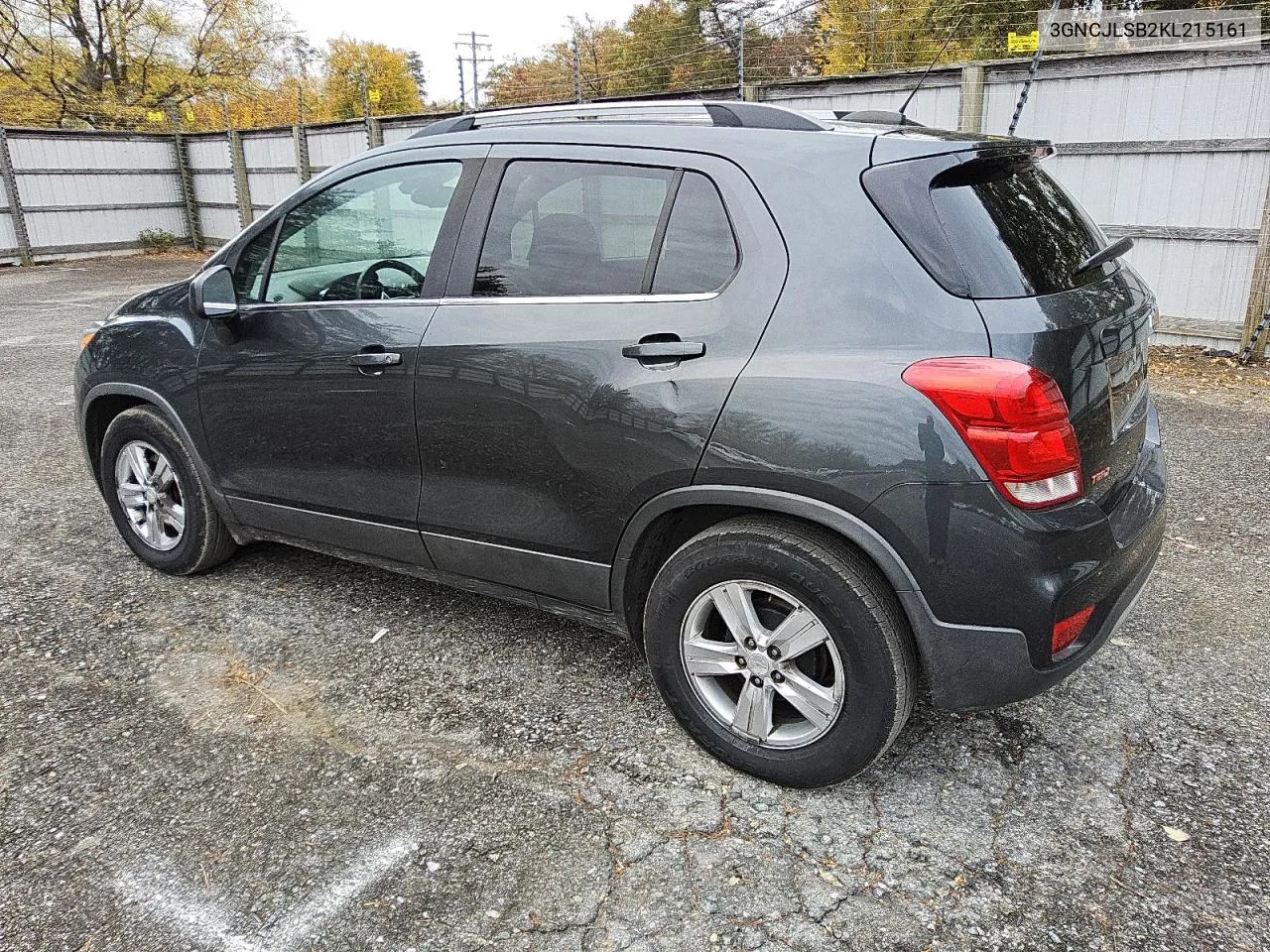 2019 Chevrolet Trax 1Lt VIN: 3GNCJLSB2KL215161 Lot: 77882434