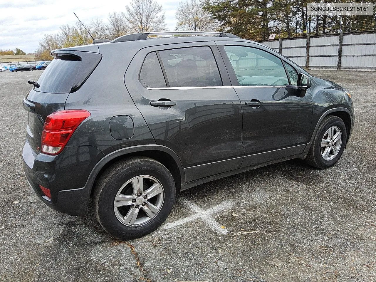 2019 Chevrolet Trax 1Lt VIN: 3GNCJLSB2KL215161 Lot: 77882434