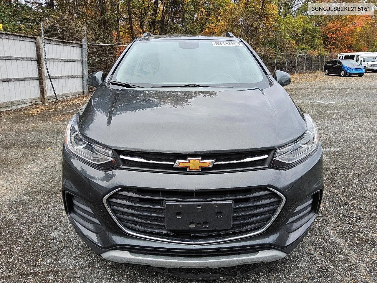 2019 Chevrolet Trax 1Lt VIN: 3GNCJLSB2KL215161 Lot: 77882434