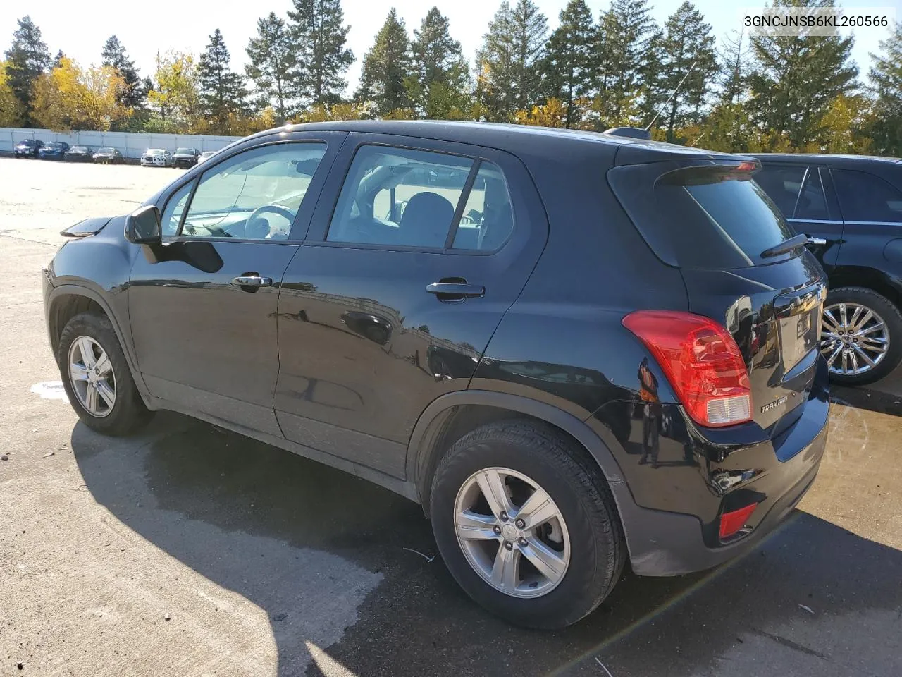 2019 Chevrolet Trax Ls VIN: 3GNCJNSB6KL260566 Lot: 77962594