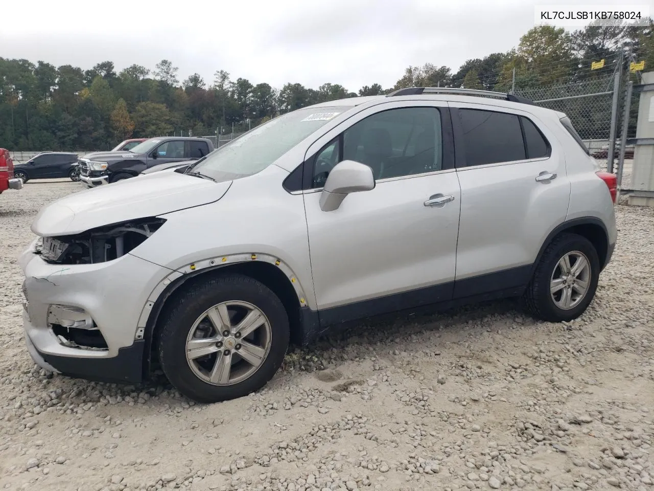 2019 Chevrolet Trax 1Lt VIN: KL7CJLSB1KB758024 Lot: 78007844