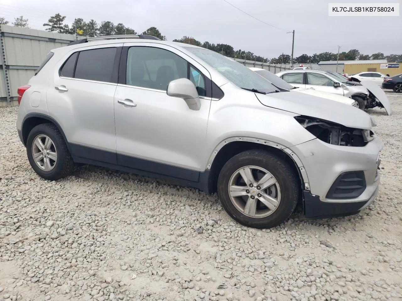 2019 Chevrolet Trax 1Lt VIN: KL7CJLSB1KB758024 Lot: 78007844