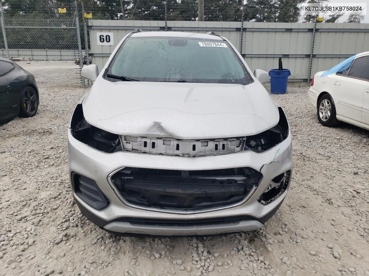 2019 Chevrolet Trax 1Lt VIN: KL7CJLSB1KB758024 Lot: 78007844