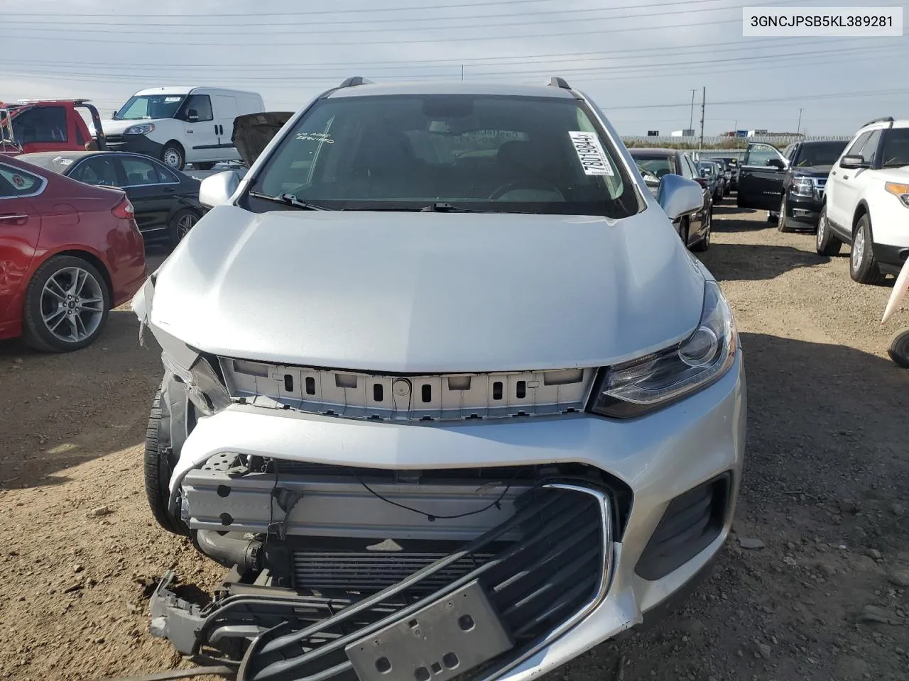 2019 Chevrolet Trax 1Lt VIN: 3GNCJPSB5KL389281 Lot: 78019844