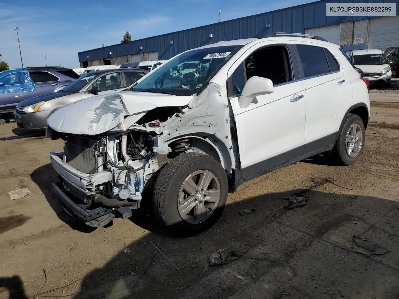 KL7CJPSB3KB882299 2019 Chevrolet Trax 1Lt