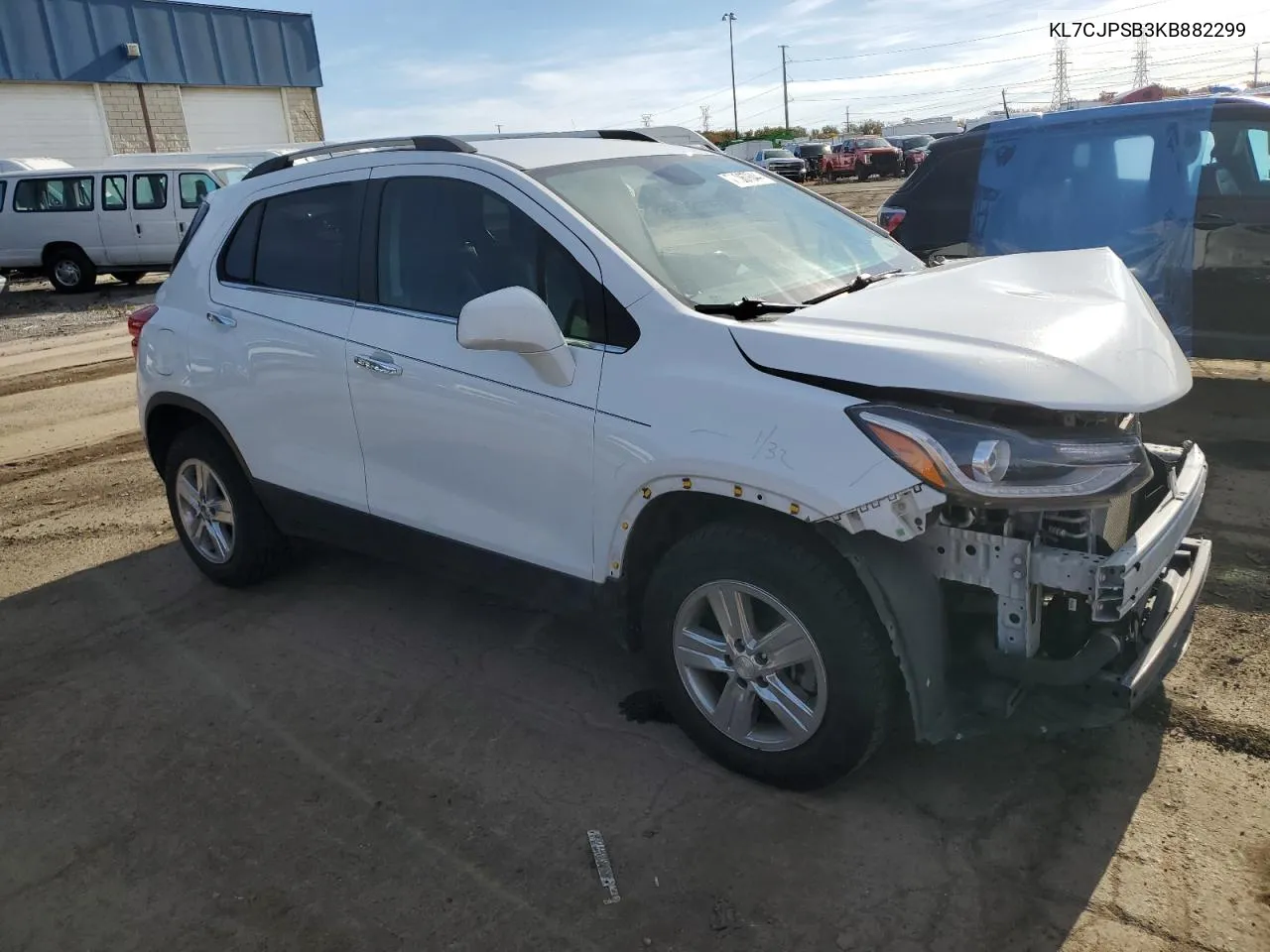 KL7CJPSB3KB882299 2019 Chevrolet Trax 1Lt