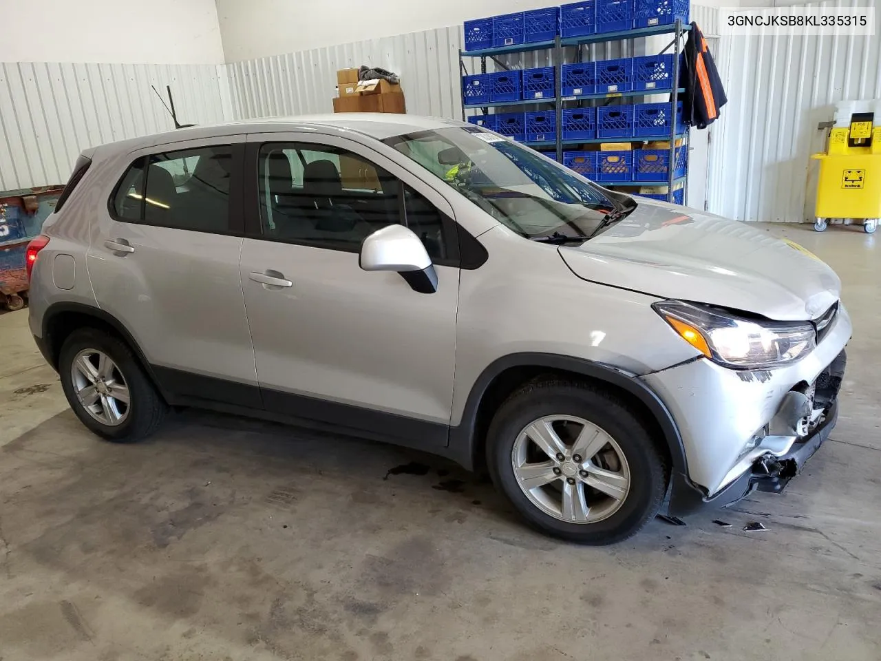 2019 Chevrolet Trax Ls VIN: 3GNCJKSB8KL335315 Lot: 78248454