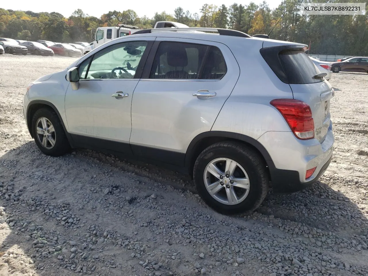 2019 Chevrolet Trax 1Lt VIN: KL7CJLSB7KB892231 Lot: 78326154