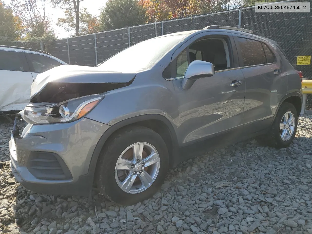 2019 Chevrolet Trax 1Lt VIN: KL7CJLSB6KB745012 Lot: 78370754