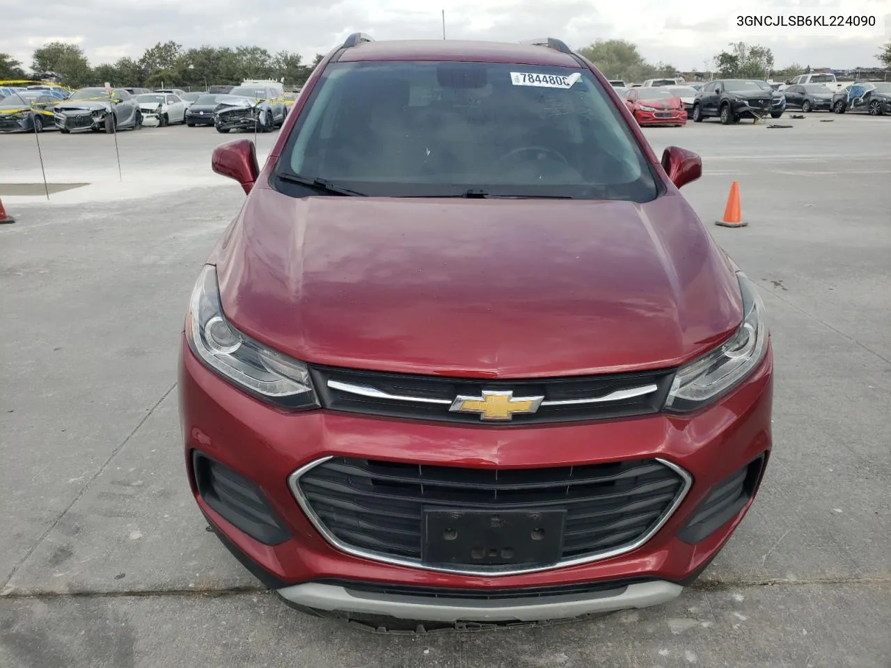 2019 Chevrolet Trax 1Lt VIN: 3GNCJLSB6KL224090 Lot: 78448084