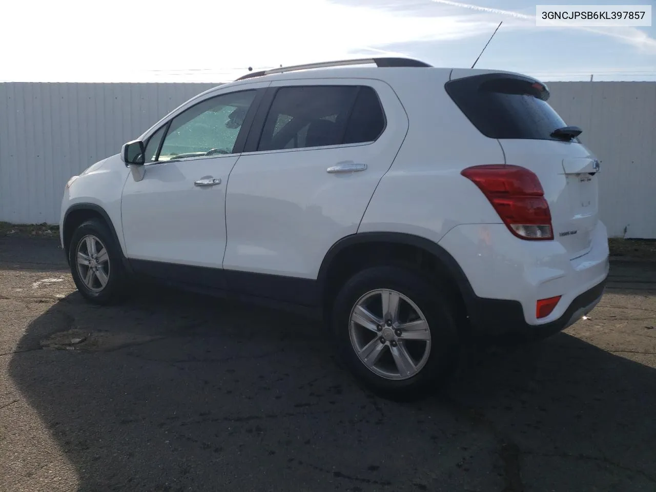 2019 Chevrolet Trax 1Lt VIN: 3GNCJPSB6KL397857 Lot: 78644174