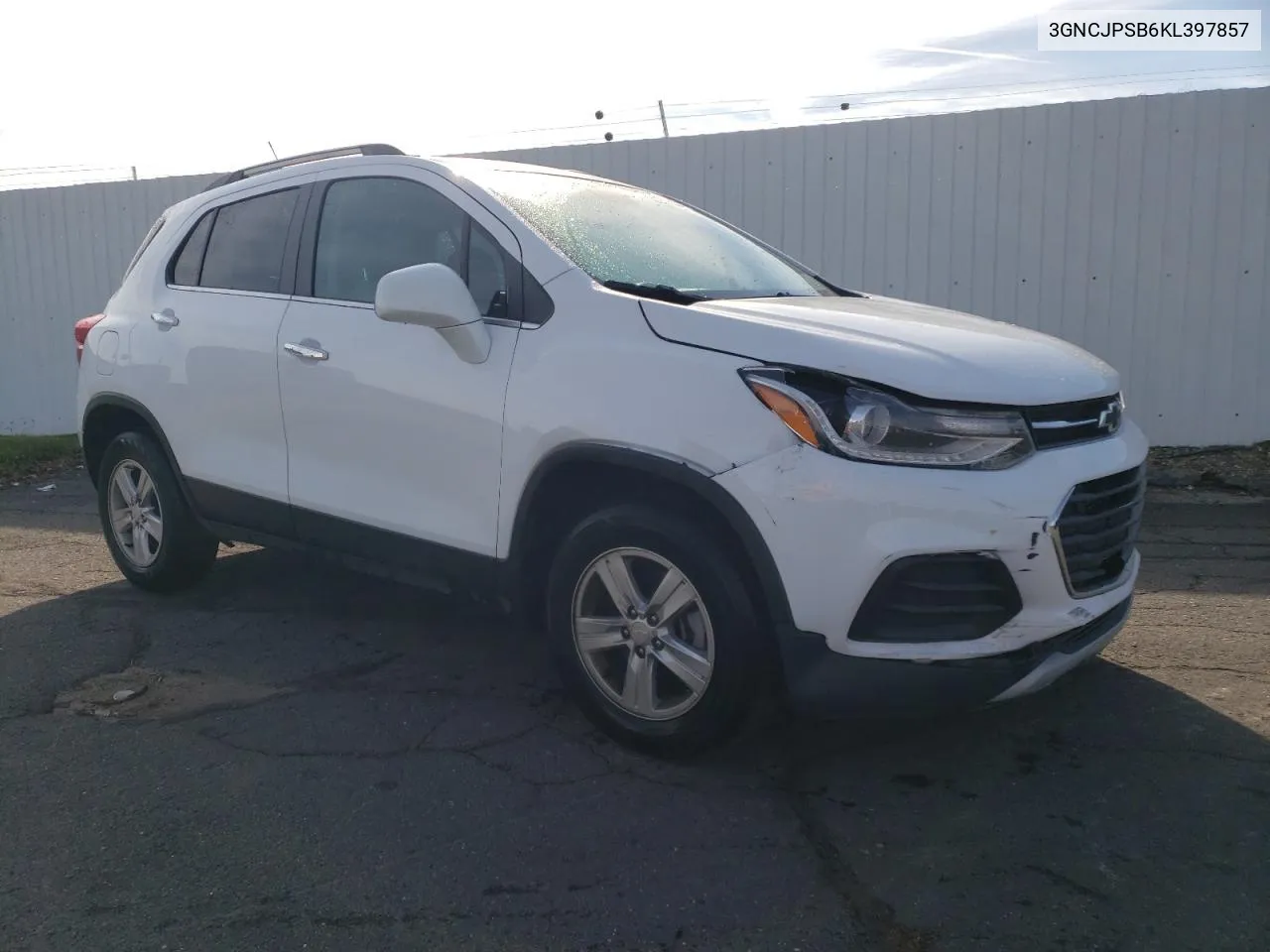 2019 Chevrolet Trax 1Lt VIN: 3GNCJPSB6KL397857 Lot: 78644174