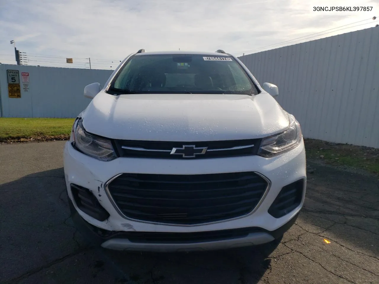 2019 Chevrolet Trax 1Lt VIN: 3GNCJPSB6KL397857 Lot: 78644174