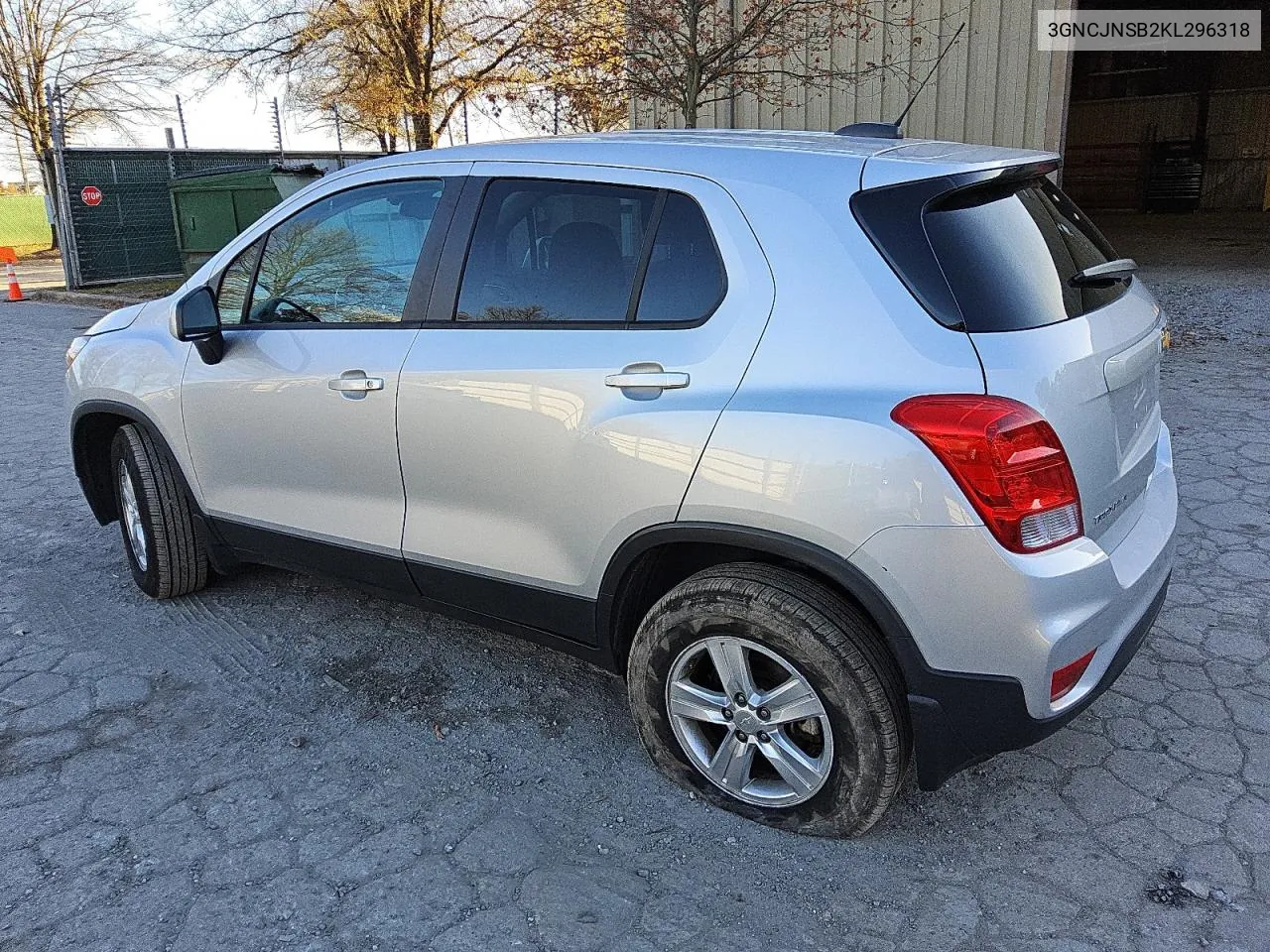 2019 Chevrolet Trax Ls VIN: 3GNCJNSB2KL296318 Lot: 78698644