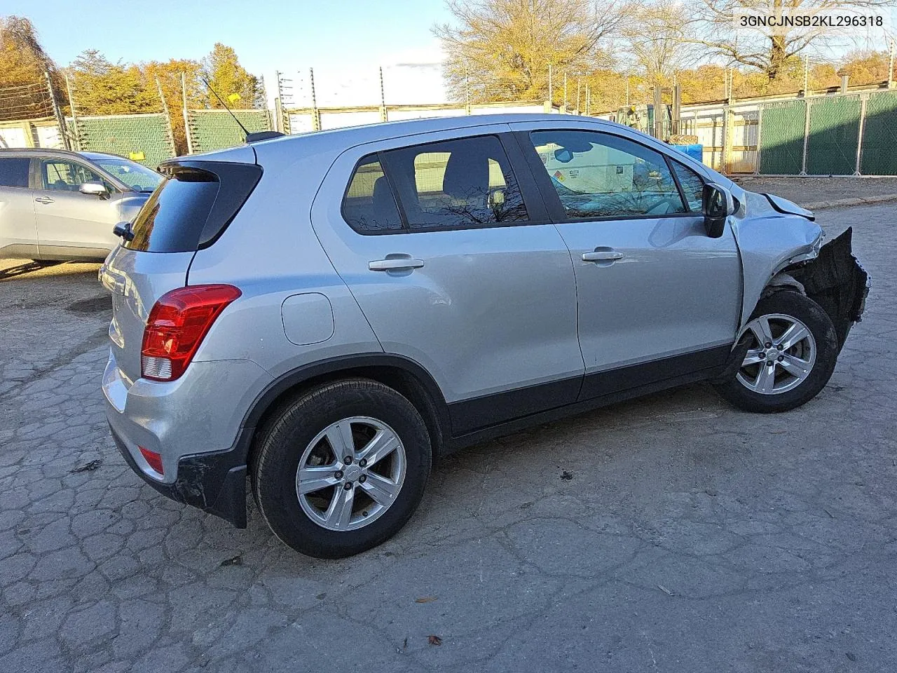 2019 Chevrolet Trax Ls VIN: 3GNCJNSB2KL296318 Lot: 78698644