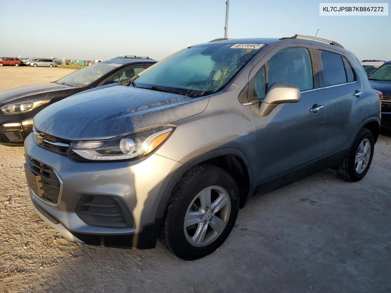 2019 Chevrolet Trax 1Lt VIN: KL7CJPSB7KB867272 Lot: 78883224