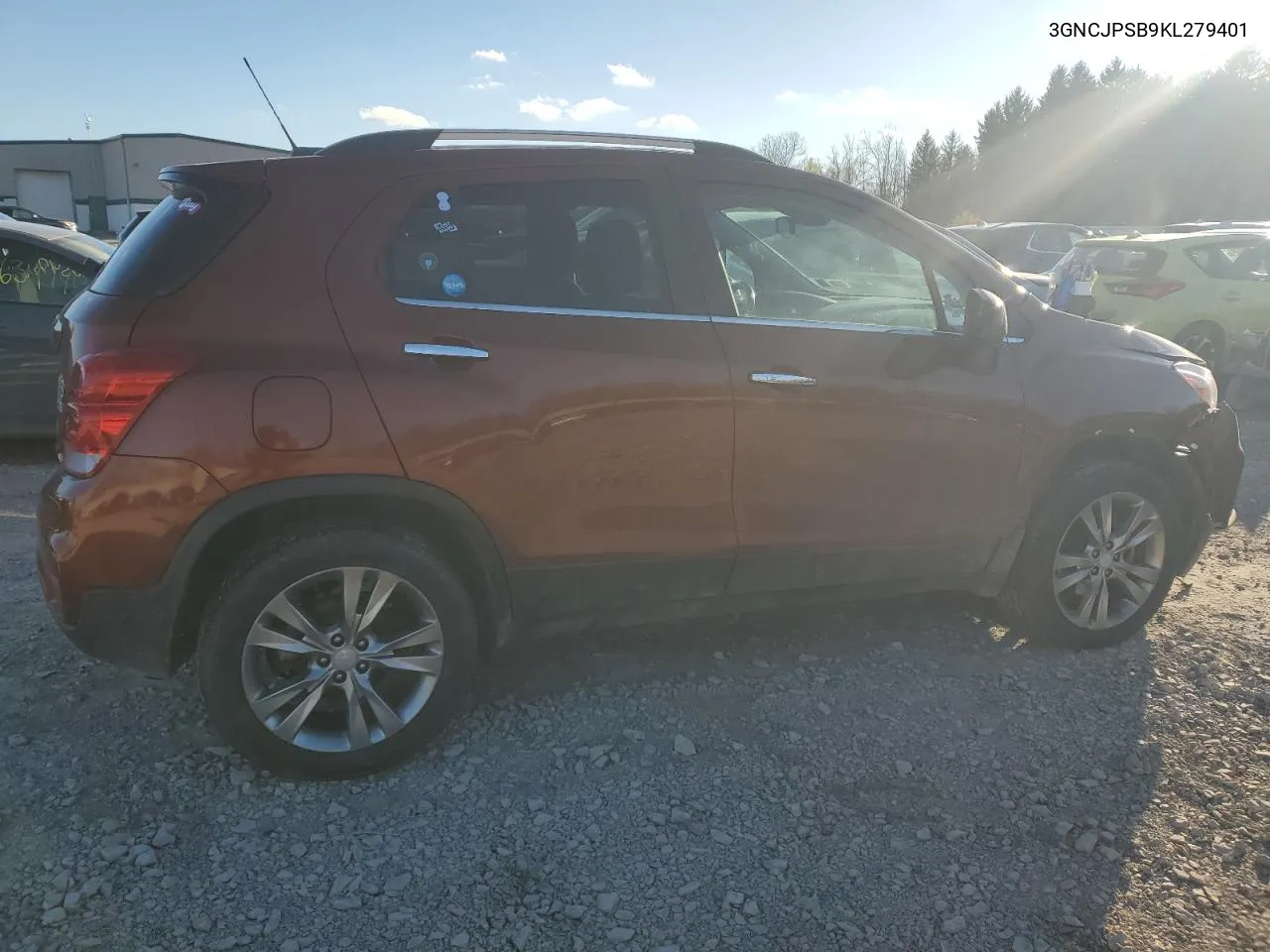 2019 Chevrolet Trax 1Lt VIN: 3GNCJPSB9KL279401 Lot: 78897384