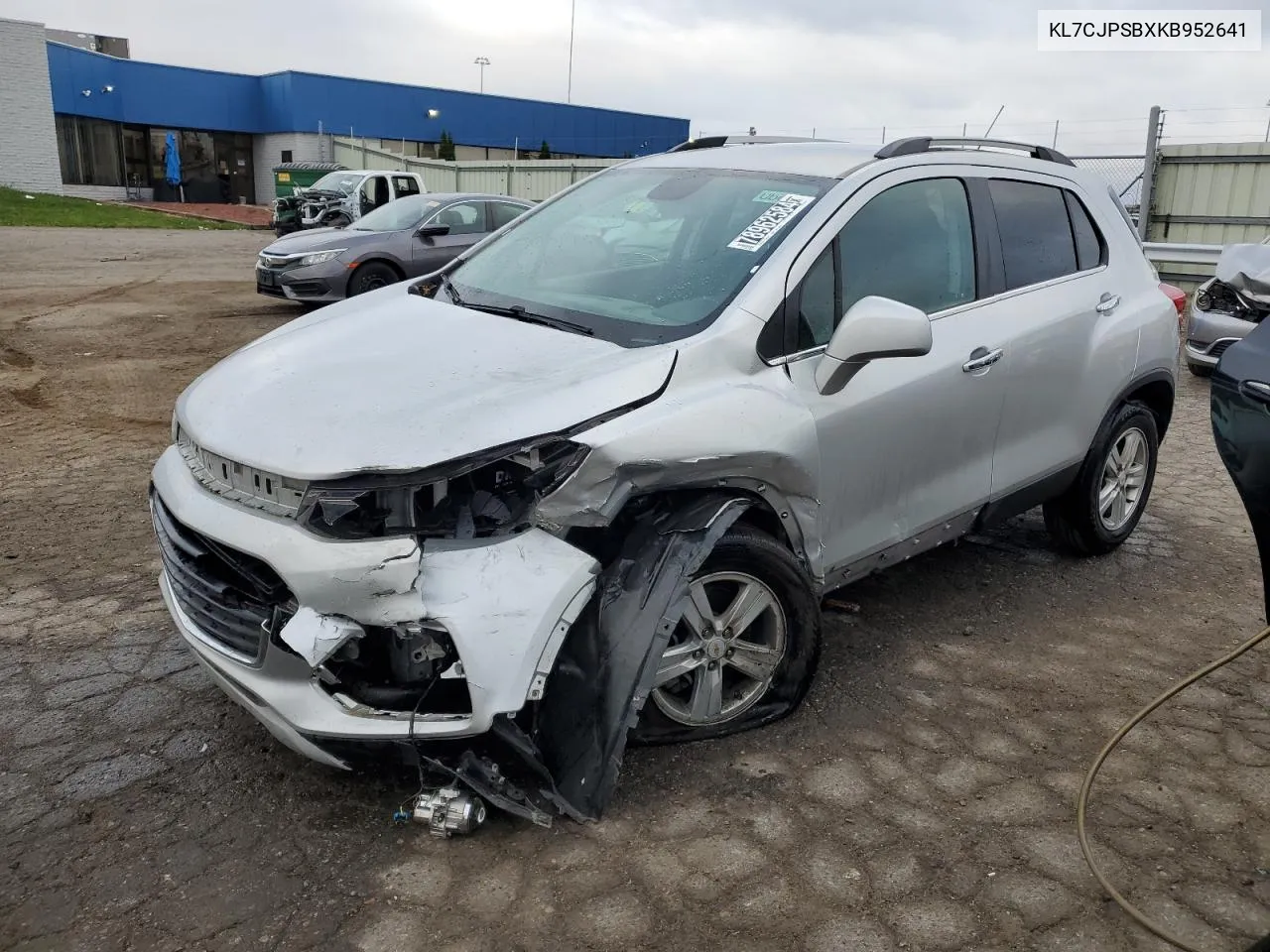 2019 Chevrolet Trax 1Lt VIN: KL7CJPSBXKB952641 Lot: 78962584