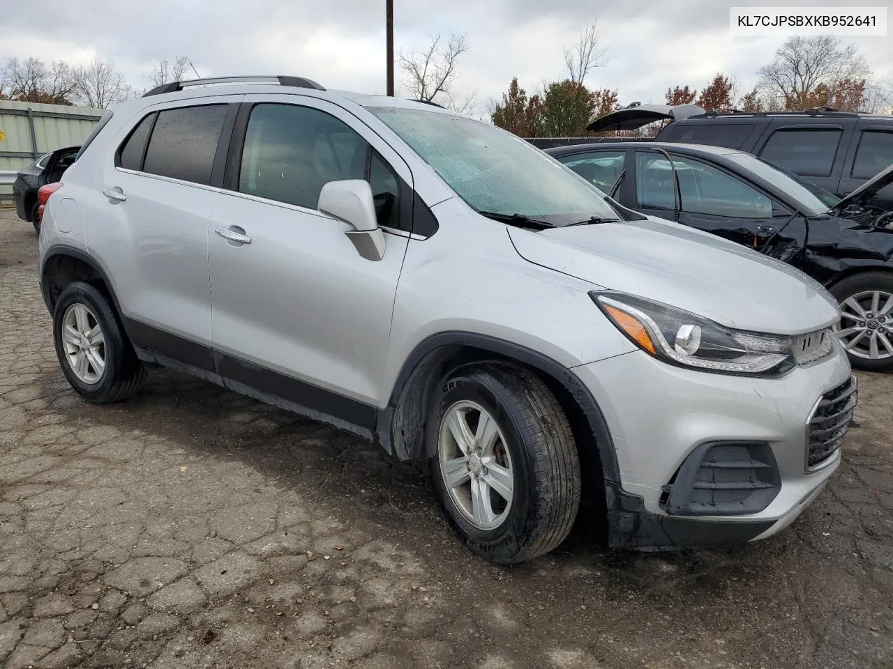 2019 Chevrolet Trax 1Lt VIN: KL7CJPSBXKB952641 Lot: 78962584