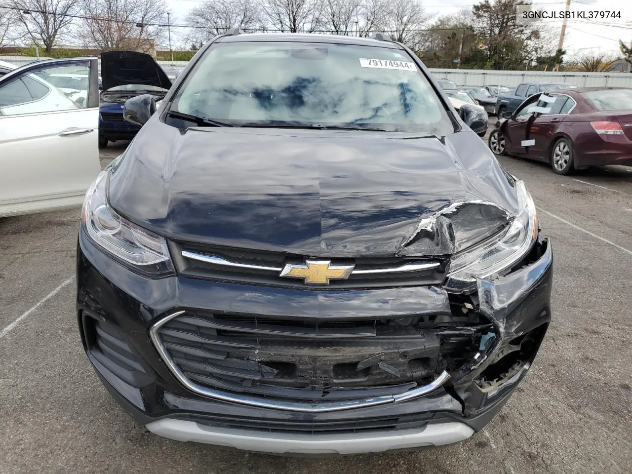 2019 Chevrolet Trax 1Lt VIN: 3GNCJLSB1KL379744 Lot: 79174944