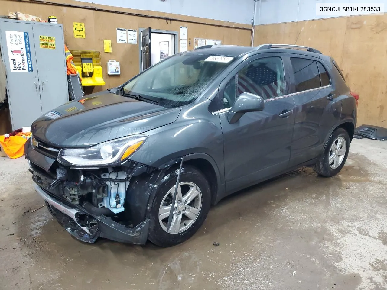 2019 Chevrolet Trax 1Lt VIN: 3GNCJLSB1KL283533 Lot: 79357984