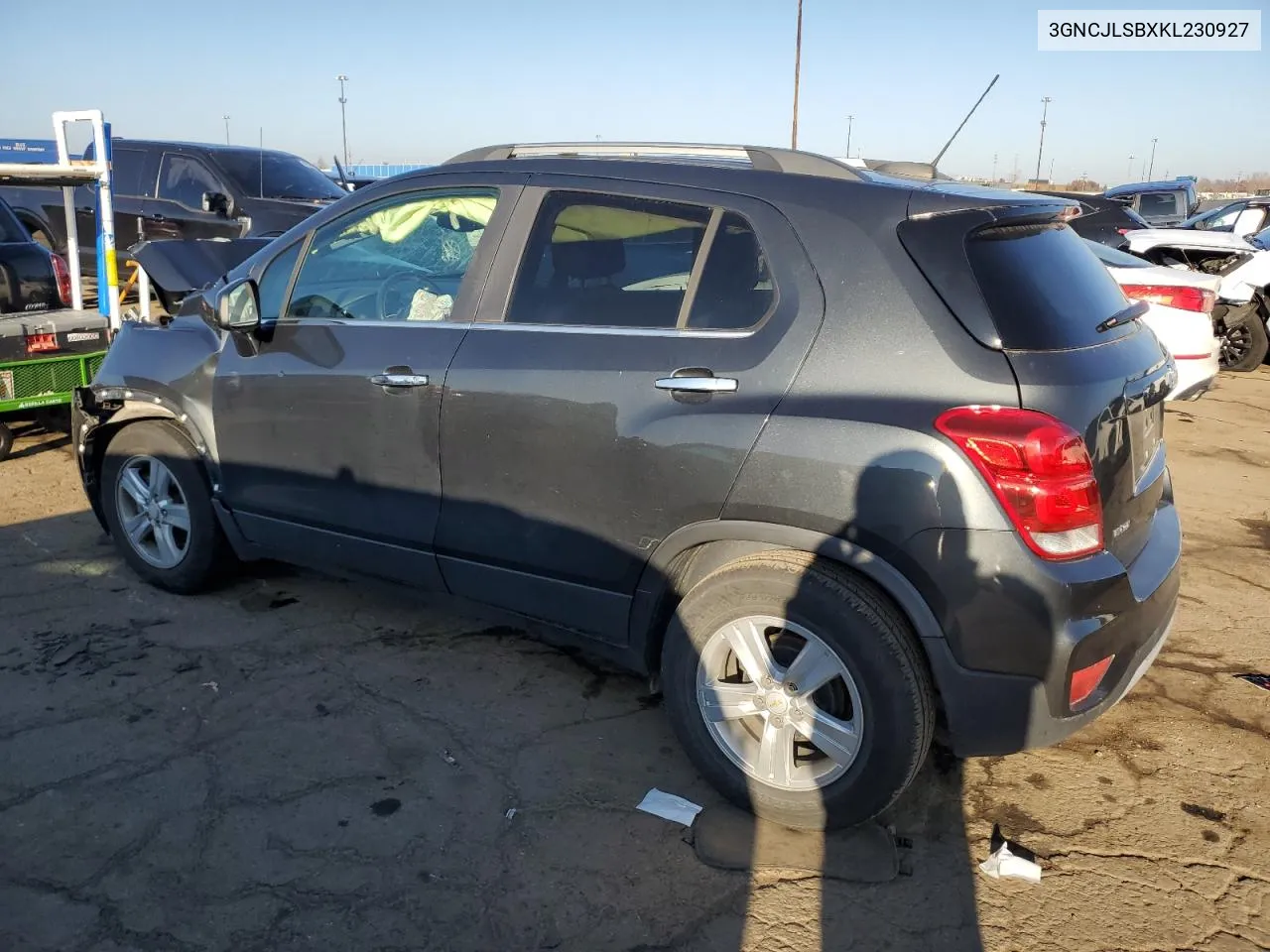 2019 Chevrolet Trax 1Lt VIN: 3GNCJLSBXKL230927 Lot: 79710614