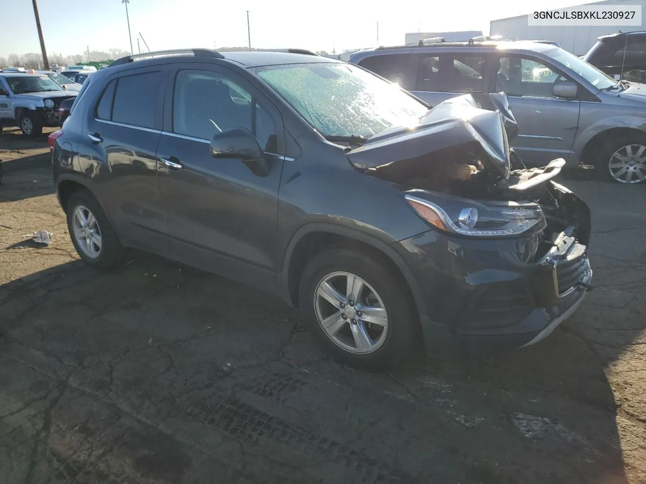 2019 Chevrolet Trax 1Lt VIN: 3GNCJLSBXKL230927 Lot: 79710614