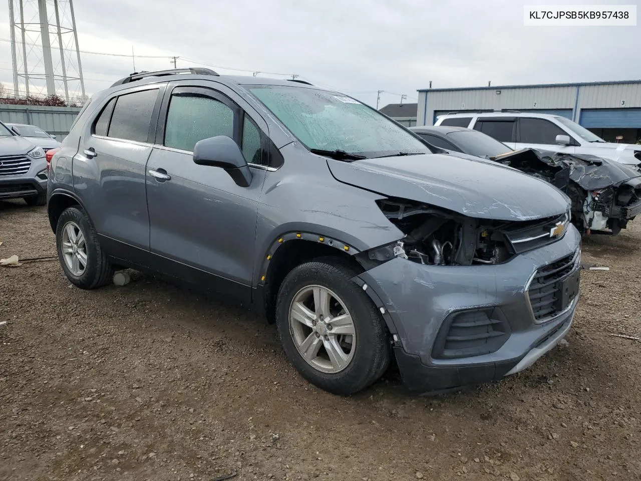 2019 Chevrolet Trax 1Lt VIN: KL7CJPSB5KB957438 Lot: 80074014