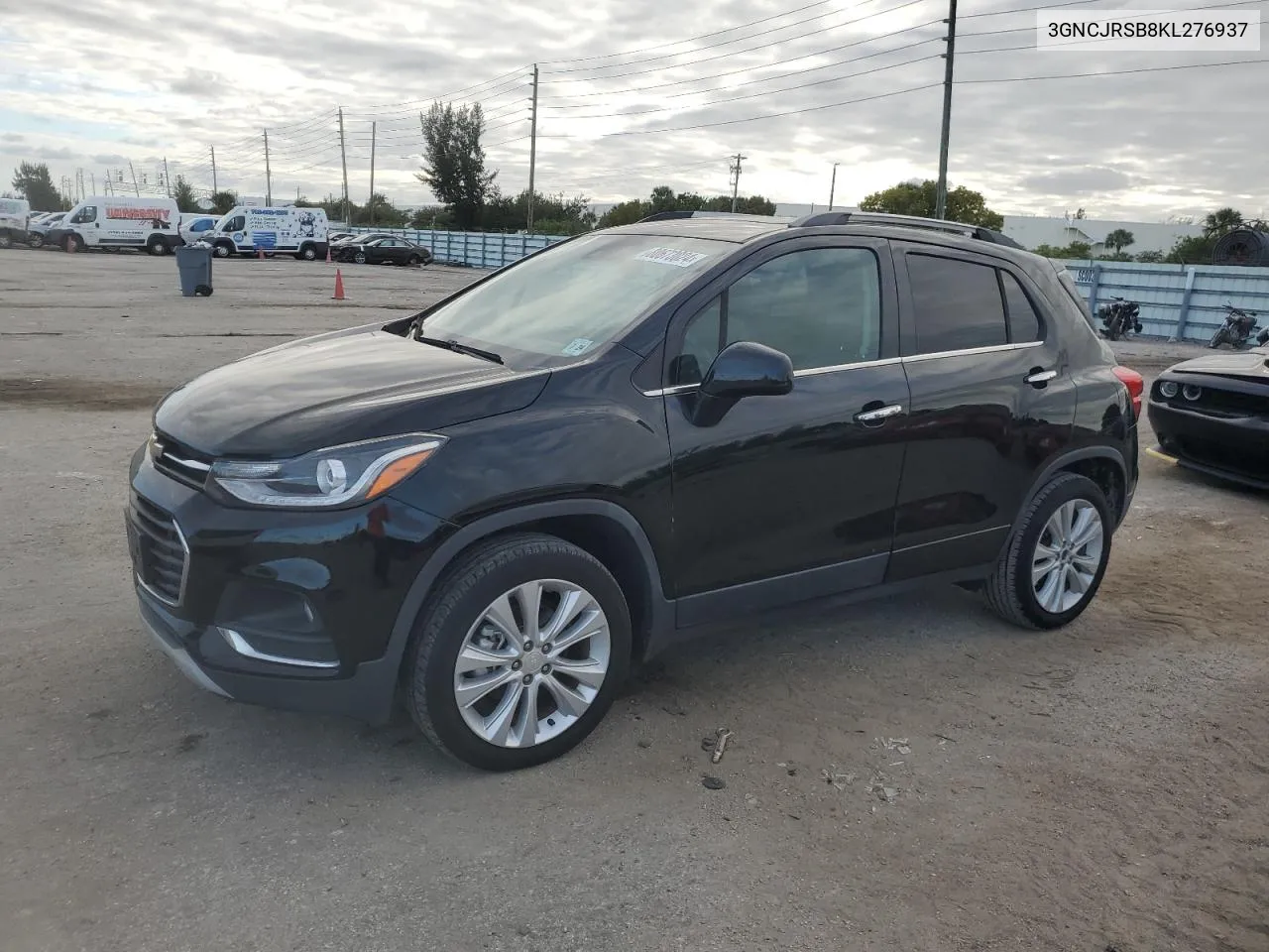 2019 Chevrolet Trax Premier VIN: 3GNCJRSB8KL276937 Lot: 80673024