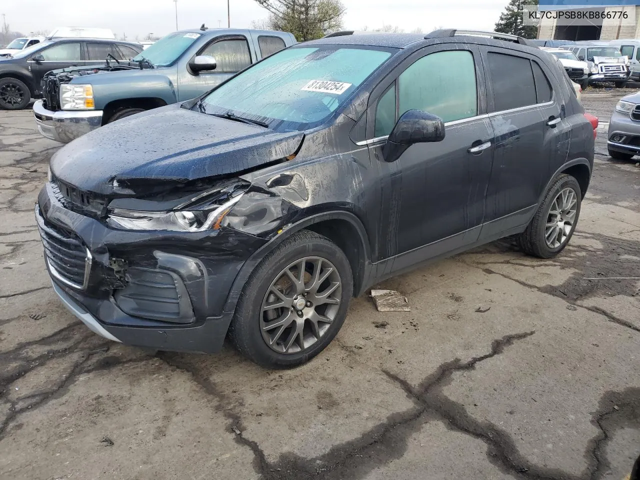 2019 Chevrolet Trax 1Lt VIN: KL7CJPSB8KB866776 Lot: 81304254