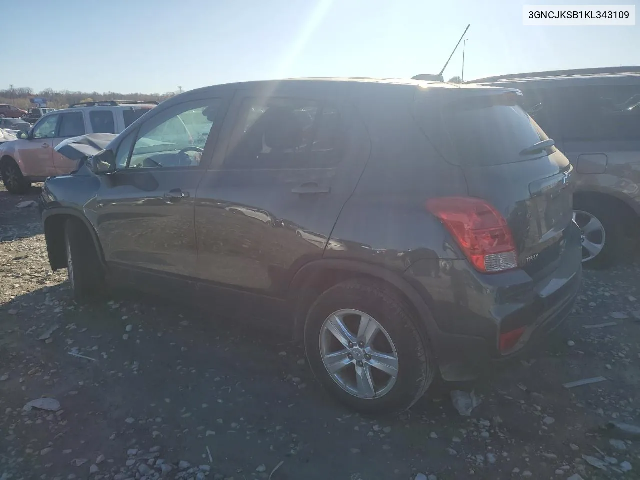 2019 Chevrolet Trax Ls VIN: 3GNCJKSB1KL343109 Lot: 81325264