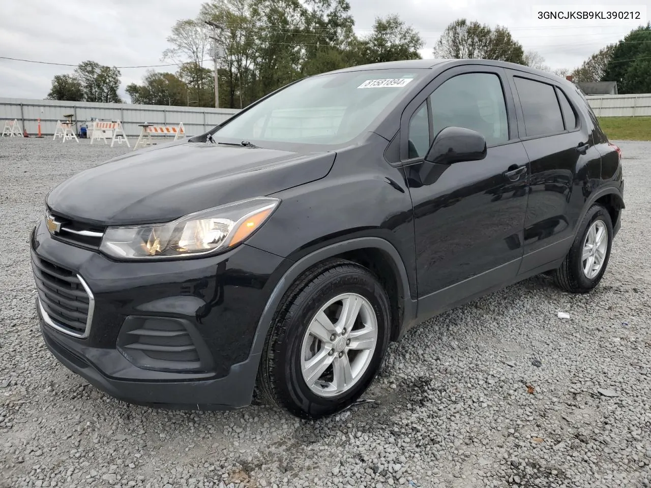 2019 Chevrolet Trax Ls VIN: 3GNCJKSB9KL390212 Lot: 81581894