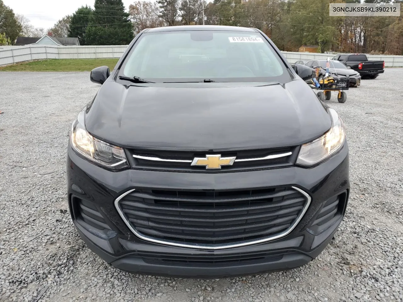 2019 Chevrolet Trax Ls VIN: 3GNCJKSB9KL390212 Lot: 81581894