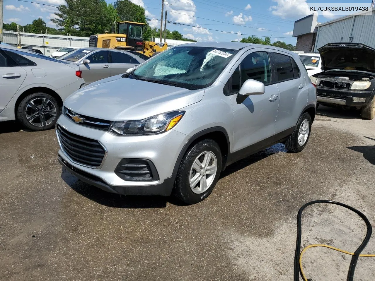 2020 Chevrolet Trax Ls VIN: KL7CJKSBXLB019438 Lot: 52762034