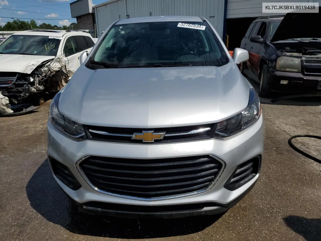 2020 Chevrolet Trax Ls VIN: KL7CJKSBXLB019438 Lot: 52762034