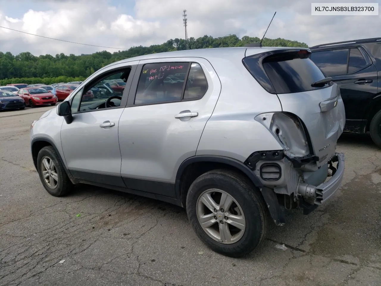 2020 Chevrolet Trax Ls VIN: KL7CJNSB3LB323700 Lot: 53278174