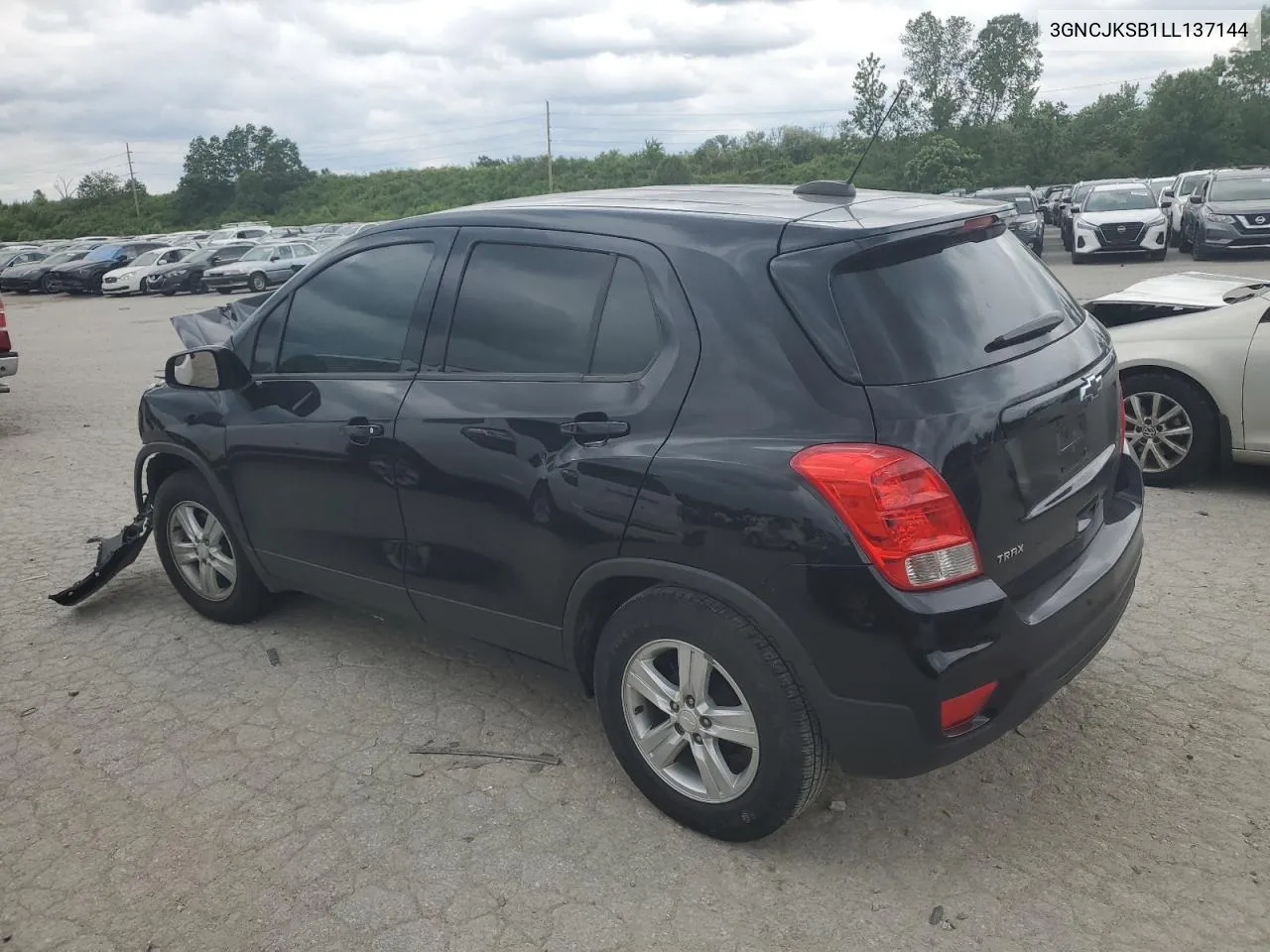 2020 Chevrolet Trax Ls VIN: 3GNCJKSB1LL137144 Lot: 54524694