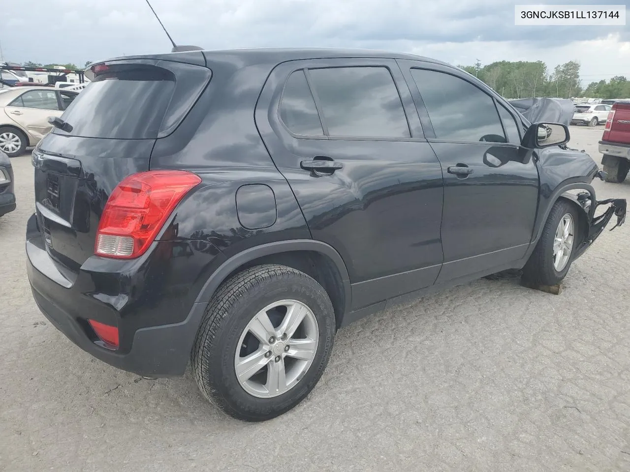 2020 Chevrolet Trax Ls VIN: 3GNCJKSB1LL137144 Lot: 54524694