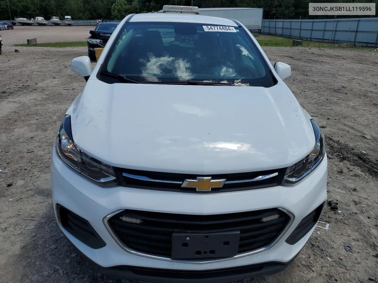 2020 Chevrolet Trax Ls VIN: 3GNCJKSB1LL119596 Lot: 54774484