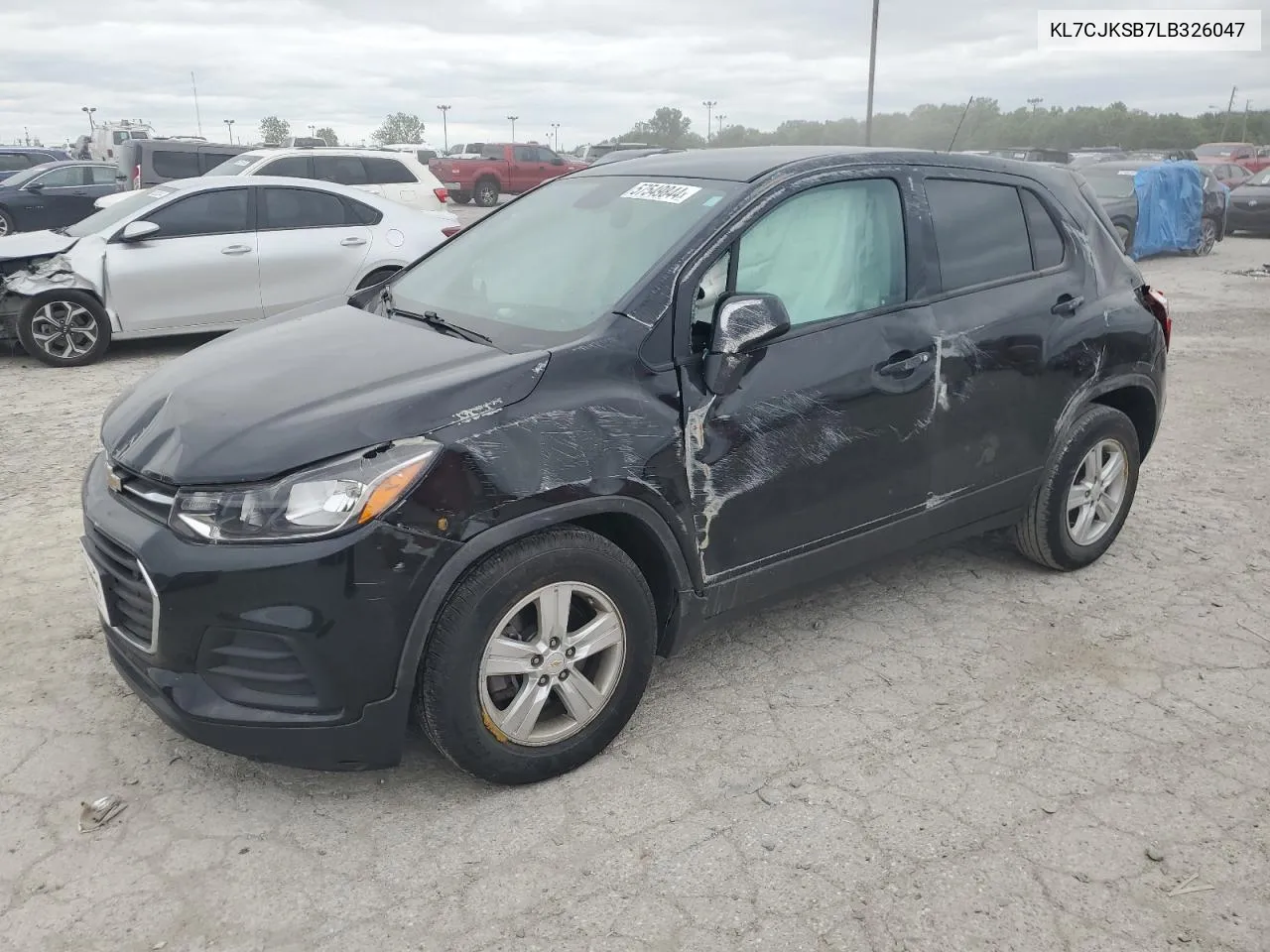 2020 Chevrolet Trax Ls VIN: KL7CJKSB7LB326047 Lot: 57549844