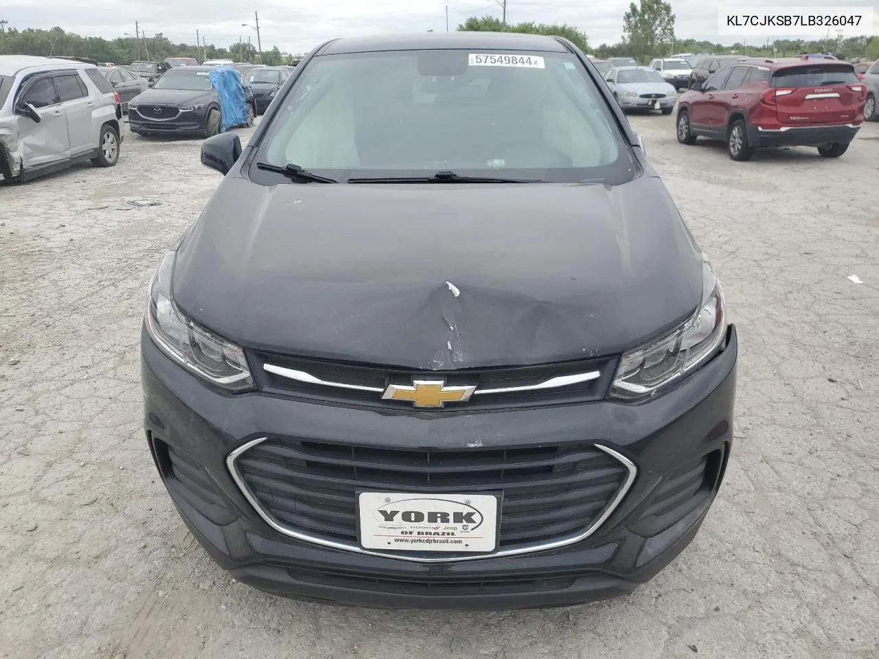 2020 Chevrolet Trax Ls VIN: KL7CJKSB7LB326047 Lot: 57549844