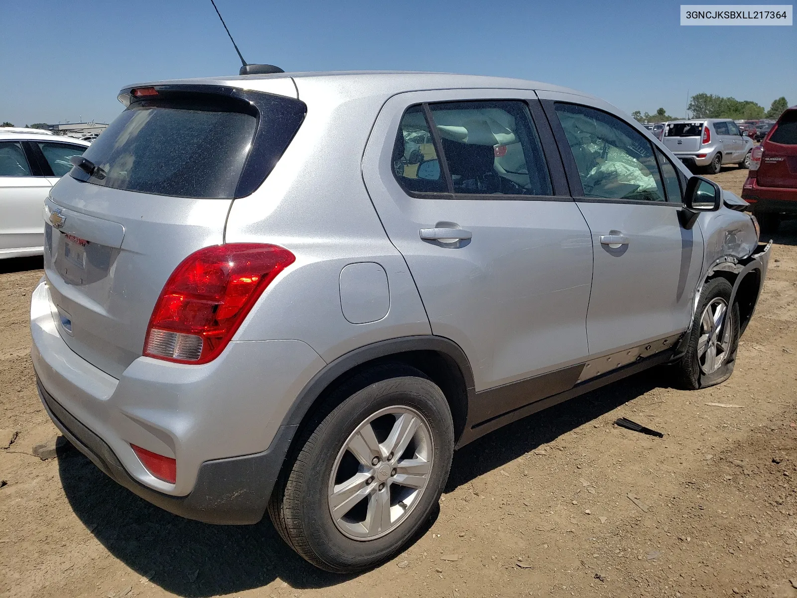 2020 Chevrolet Trax Ls VIN: 3GNCJKSBXLL217364 Lot: 58104404