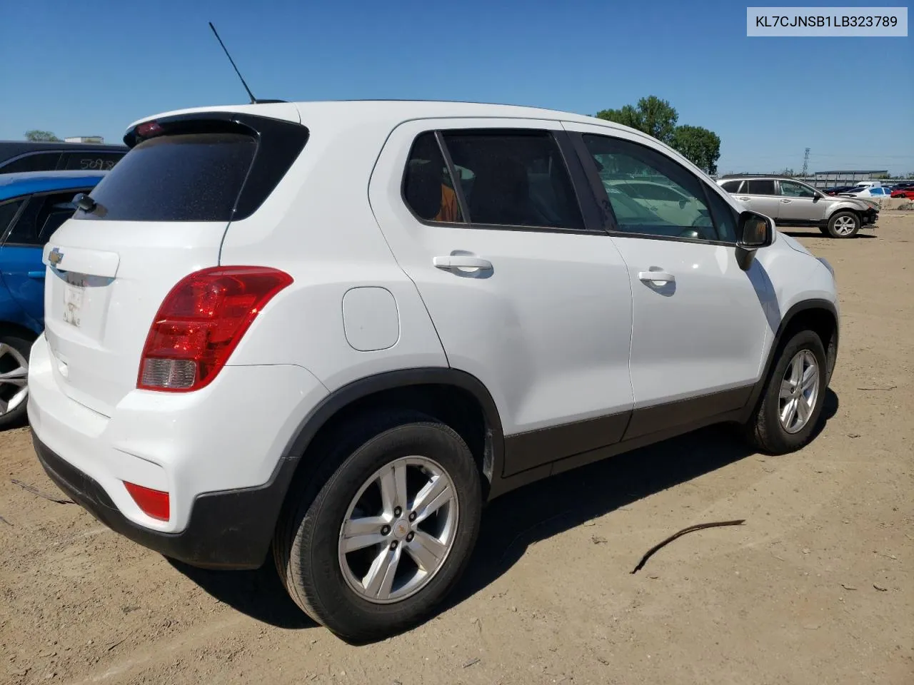 2020 Chevrolet Trax Ls VIN: KL7CJNSB1LB323789 Lot: 58171044