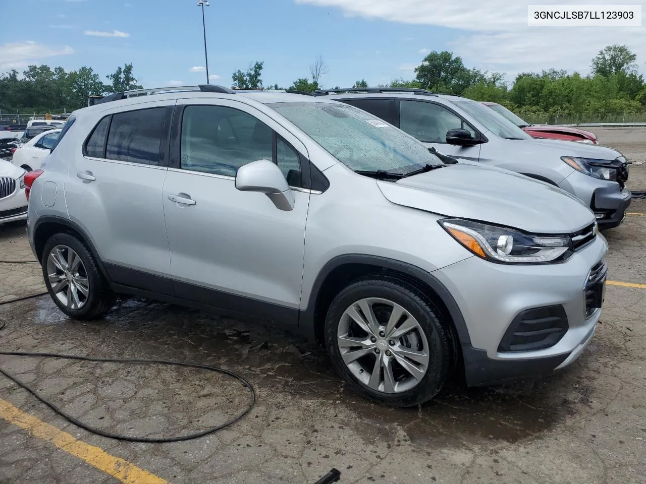 2020 Chevrolet Trax 1Lt VIN: 3GNCJLSB7LL123903 Lot: 58442464